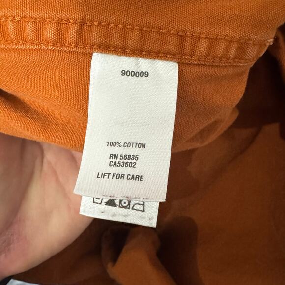 Cabela’s Stonewash Canvas 100% Cotton Long Sleeve Button Up Outdoor Shirt Men XL - Picture 4 of 8